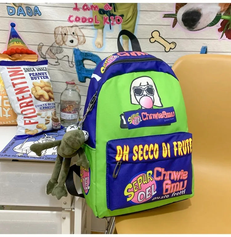 Large Capacity Casual Backpack Good-looking - Bellarte Enchanté Large Capacity Casual Backpack Good-looking